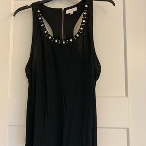 Gemmed racer back tank